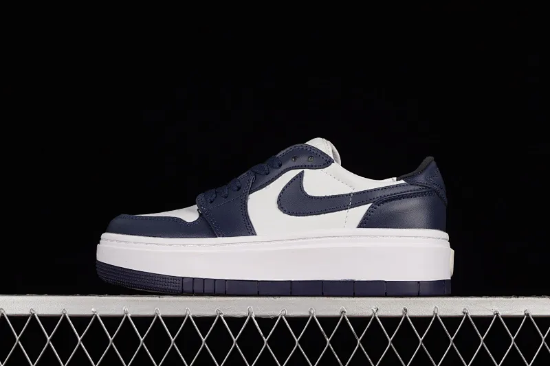 All categories Air Jordan Jordan series basketball shoes Air Jordan 1 Low Air Jordan 1 Elevate Low SE "Wolf Grey" Little AJ thick-soled retro basketball shoes DH7004-141